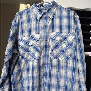 Filson Blue Plaid Men's Shirt